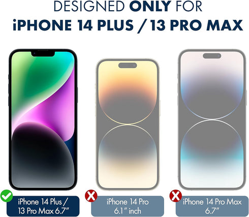 ArmorSuit 2 Pack MilitaryShield Screen Protector Designed for iPhone 14 Plus/iPhone 13 Pro Max 6.7-Inch Case Friendly HD Clear Film...