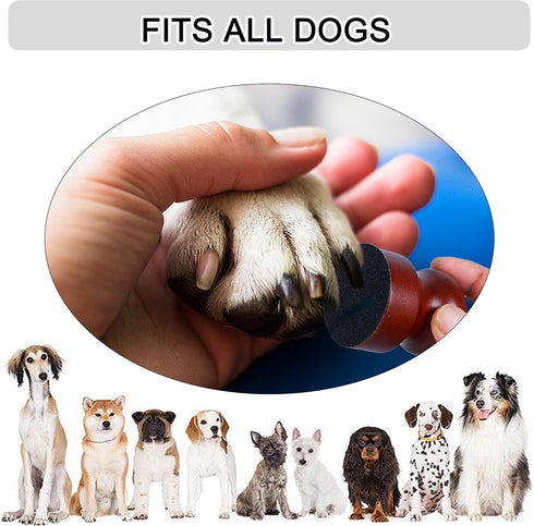 Dog Nail File with 8 Pcs Replaceable Sandpaper Dog Nail File Scraper Stress Free Dog Scratch Pad Mini Nail Scratch Board for Dog...