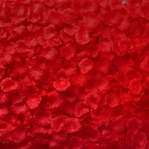 Artificial Silk Rose Petals for Romantic Night, Wedding, Party, Anniversary Flower Decorations (Red, 3000 PCS)...
