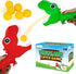 ArtCreativity Dinosaur Pop and Catch Game - Dino Pop and Catch Toy with 2 Catch Cup Launchers and 6 Balls - Press Trigger to Pop Out The Ball - Su...