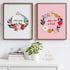 Nuberlic 2 Sets Funny Embroidery Kit for Beginners Adults, Embroidery Starter Kit with Stamped Floral Pattern, Simple Cross Stitch Kits Include Em...