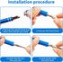 11 In 1 Multifunctional Small Screwdriver Set Eyeglass Repair Kit Portable Eye Glass Repairing S2 Steel Magnetic Eyeglass Screwdriver Kit for Eyeg...