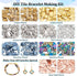 NBEADS 455 Pcs 2 Sizes Tila Beads, 2-Hole Glass Seed Beads 7 Colors Rectangle Glass Seed Beads Japanese Glass Beads for Bracelet Necklace Earring ...