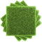 4 Packs Fake Grass for Crafts Artificial Garden Grass for Dollhouse 6 X 6 Inches Miniature Ornament Garden Dollhouse DIY Grass...