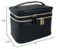 Conair Travel Makeup Bag, Large Toiletry and Cosmetic Bag, Perfect Size for Use At Home or Travel, Five Piece Train Case Set in Black...