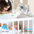 BESKAR Clip on Fan, 360° Rotation Quiet Stroller Fans with Strong Airflow,3 Speeds, Portable Small Fans with Sturdy Clamp,Perfect Personal Cooling...