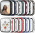 Haojavo 14 Pack Case with Tempered Glass Screen Protector for Apple Watch Series 9 8 7 45mm, PC Hard Ultra-Thin Slim Fit Scratch Resistant Bumper ...