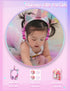 Kids Unicorns Headphones with Mic for School/Travel,95dB Volume Limited,Shareport,On/Over Ear Wired Headsets with Nylon Cable-Hot Pink......