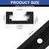 4Set T-Track Intersection kit Black for Woodworking, Universal Aluminum T Tracks Tool Accessories...