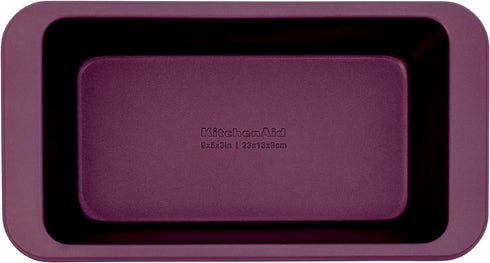 KitchenAid 9x5in Nonstick Aluminized Steel Loaf Pan, Beetroot...