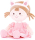 Cuddle Buddy Doll Soft Baby Doll for Girls First Baby Doll Plush Rag Doll Wear Kitty Costume PinkDress 14"?Milly series?...