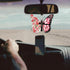 Cute Butterfly Car Hanging Ornament, Acrylic Car Rear View Mirror Charms, Bag Keychain Accessory Cross Car Interior Ornament...