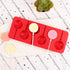 Webake Lollipop Mold With Sticks 3 Pack Sucker Molds Chocolate Hard Candy Molds Silicone 6 Cavity Swirl Lollypop...