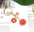 Keychains Charms for Women, Cute Daisy Bag Charm Flowers Key Chain Car Key Ring Pendant for Purse Handbag Bags Decor...