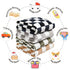 Checkered Baby Blanket for Girls Boys Soft Fleece Fluffy Fuzzy Chessboard Grid Toddler Blanket for Kids Lightweight Bed Blanket for Infant or Newb...