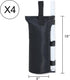 ABCCANOPY 112 LBS Extra Large Canopy Sand Bags, 4-Pack, Black (without Sand)...