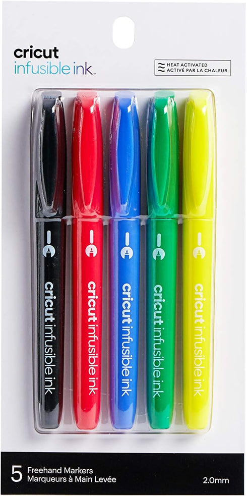 Cricut Infusible Ink Freehand Marker, 5 Pack-Basics...