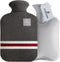 Hot Water Bottle with Classic Striped Cover, 2L Hot Water Bag for Menstrual Cramps, Neck and Shoulder Pain Relief, Hot and Cold Therapies, Hand Fe...