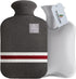 Hot Water Bottle with Classic Striped Cover, 2L Hot Water Bag for Menstrual Cramps, Neck and Shoulder Pain Relief, Hot and Cold Therapies, Hand Fe...