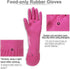 Kitchenware Mamison Quality Rubber Gloves Pink Size M, Waterproof Rubber Gloves 1 Pairs, Korean Home and Improvement Brand...