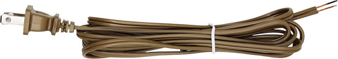 Make a Lamp or Repair Kit - All Essential Hardware, 3 Way Socket, and Matching Electric Cord (Bronze)...
