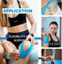 Joint Forces Waterproof Kinesiology Tape - 2 inches x 16.5 ft. per roll, Latex-Free, for Muscle Pain Relief and Joint Support (Blue)...