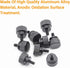 20 Pieces 6#-32 Computer Case Screws, Anodized Aluminum Thumbscrews, Fully Threaded Knurled Thumbscrews, Thumb Screws (Black)...