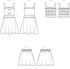 Simplicity Children's Dress, Top and Skirt Sewing Pattern Kit, Code S9560, Sizes 7-8-10-12-14, Multicolor...