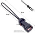 Padwa Lifestyle 4 Pcs Black Quick Release Camera Strap QD Loops Connector Adapter - Camera Quick Release Clip Compatible for All Compact Digital C...