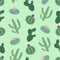 Green Cactus Wallpaper 12''x100'' Cacti Succulents Floral Peel and Stick Wallpaper Boho Self Adhesive Removable Wallpaper Botanical Cactus Contact...