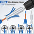 Electrical Wire Twister Bit for Drill Wire Twisting Tool 3 Way/5 Way Wire Stripping Tool and 6mm Hex Shank Cable Twister Tool Wire Stripper and Tw...