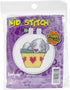 Janlynn 3" Kid Stamped Cross Stitch Kit Round-Sleepy Puppy, Multicolor...
