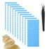 240 Pcs Hair Extension Tape in Tape Replacement Double Sided Hair Tape for Hair Extensions Wig Tape Beauty Tools with a Small Tweezers (4 x 0.8 cm...