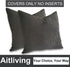 2 pcs Pack Throw Pillow Covers Corduroy Solid Soft Chestnut Brown 18x18 Inch Decorative Pillow Cases Chocolate Dark Brown for Couch Living Room So...