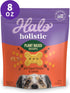 Halo Plant-Based Dog Treats with Sweet Potato & Carrots, Vegan Dog Treat Pouch, 8oz bag...