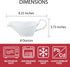 HIC Kitchen Gravy Boat, Fine Porcelain, 8-Ounce...