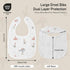 GLLQUEN BABY Muslin Drool Bibs for Boys Girls 8 Pack, Adjustable Baby Bibs for Drooling and Teething, Soft Cotton Baby Bandana Bibs for Newborn Fe...