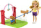 Barbie Chelsea Can Be Dog Trainer Playset with Blonde Chelsea Doll (6-in), Dog & Leash, Jumping Hoop, Obstacle Cones, Training Treats & More, Grea...