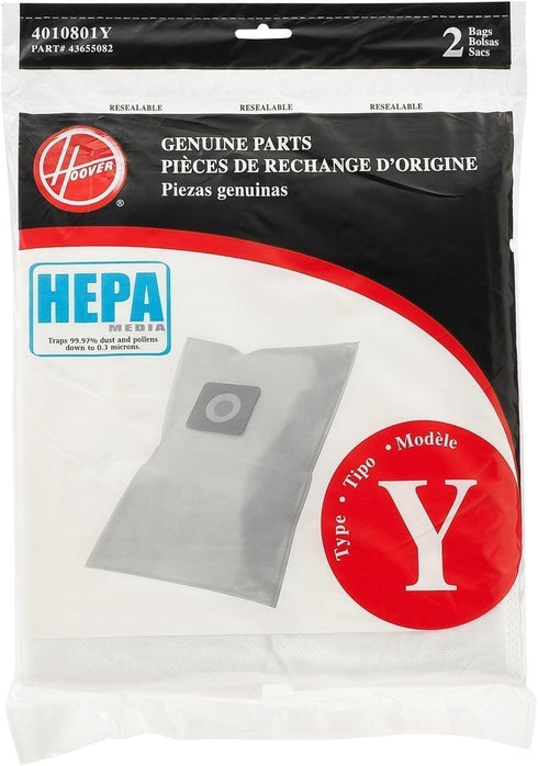 Hoover Type Y HEPA Bag (6-Pack), AH10040...