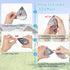 Bird Scare Discs Set, Highly Reflective Bird Reflectors Wind Spinner, Extra Sparkly Drop-Shape Wind Spinner Bird Devices to Scare Birds Away from ...
