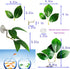 Fish Leaf Pad Fish Tank Accessories Aquarium Décor Simulating 3 pcs Adjustable Plastic Plants Betta Natural Habitat Playing Spawn Breed Rest Bed w...