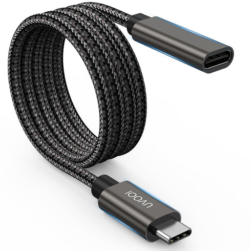 USB C Extension Cable 3.3FT USB C Extender, USB Type C Male to Female Cable 100W/10Gbps USB 3.1 Gen2 Fast Charging&Sync for Mobile Phone, Laptop, ...