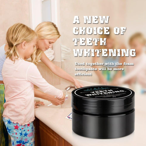 2-Pack Teeth Whitening Charcoal Powder, WUBLSYAN Activated Charcoal Tooth Cleaning Powder, Natural Toothpaste Alternative, Oral Care Sets Natural ...