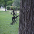 Fairy Garden Art, Yard Flower Fairy Metal Decor, Silhouette Sculpture Backyard Hanging Tree, Ornaments for Outdoor Garden Home Yard Lawn, Branch D...