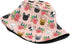 French Bulldog Dog Floral Pitbull Bucket Hat Sun Beach Packable Fisherman Cap for Women Men Summer Outdoor Hiking...