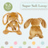 KIDS PREFERRED Guess How Much I Love You Cute Bunny Plush Lovey Crinkle Security Blanket for Infants, Babies, Toddlers and Kids...