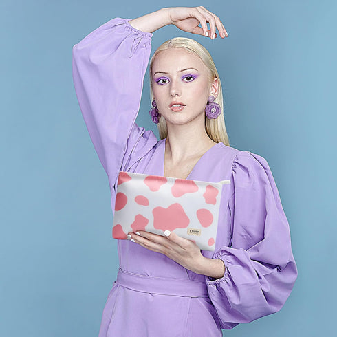 WLLWOO WLLWOO 2pcs Travel Make Up Bags-Cosmetic Bag Nylon Waterproof Large Wide Zipper Coin Purse Travel Toiletry Small Makeup Pouch For Women...