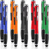 10 Pieces Stylus Pens with Light 2-in-1 Multi-Function Touch Screen Pens LED Light Pens Ballpoint Pens for Smartphones Tablets PC Pads Stylus Ligh...