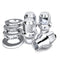 White Knight 1/2"-20 Thread Lug Nuts for Aftermarket or Factory Wheels - 4 Chrome Lug Nuts - ET Bulge Seating - Carbon Steel for Durable Construct...