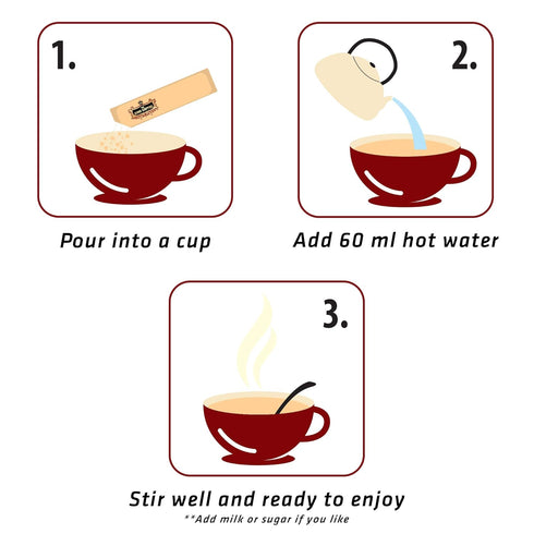 TNI King Coffee Americano Premium, Medium Roast Vietnamese Coffee, Finely-ground, Mild acidity, 15 sticks x 1g (0.04oz), Pack of 1...